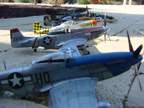 Maquette de North American P-51d Mustang - image 4