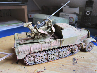 Maquette de Sd.Kfz 7.2 flak 37 - image 4