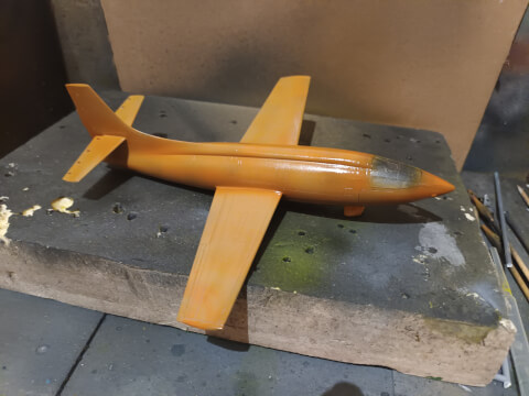 Maquette de Bell X1 (Eduard 1/48) - image 2